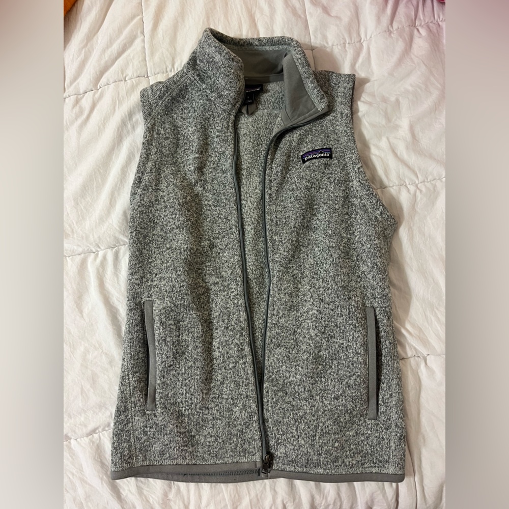 Patagonia Gray Sherpa Vest